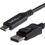 Startechcom CDP2DP146B Câble Adaptateur USB-C vers DisplayPort 1,8 m 8K DisplayPort 1.4 Noir