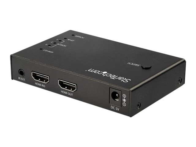 StarTech.com VS421HDDP Commutateur HDMI 4 Ports 3x HDMI 1x DisplayPort 4K 60Hz