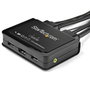 Startech SV211HDUA4K Commutateur KVM HDMI 2 Ports avec Audio 4K à 60 Hz USB