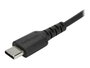 StarTech.com RUSB2AC2MB Câble USB-A vers USB-C 2m Charge Rapide 3A Synchronisation USB 2.0 Noir