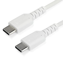 StarTech.com Câble USB-C à USB-C RUSB2CC2MW, 2m, Blanc