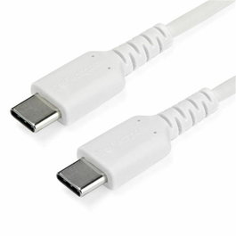 StarTech.com Câble USB-C à USB-C RUSB2CC2MW, 2m, Blanc