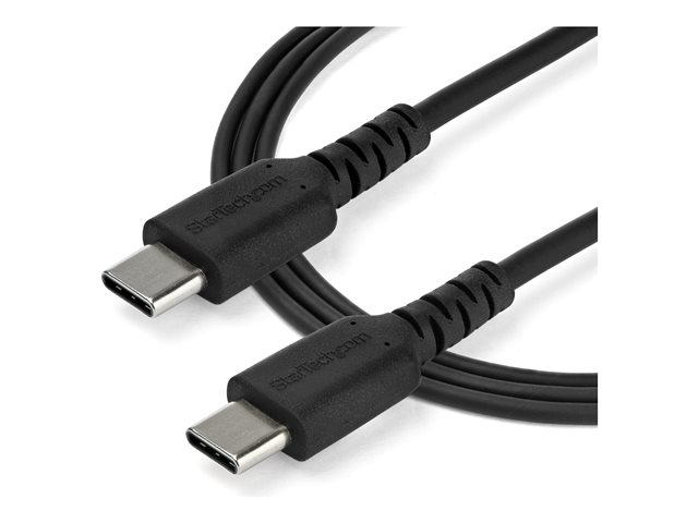 StarTechcom Câble USB-C RUSB2AC2MB 2 mètres Charge Rapide 60W pour Ordinateur Portable Tablette