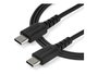 StarTechcom Câble USB-C RUSB2AC2MB 2 mètres Charge Rapide 60W pour Ordinateur Portable Tablette