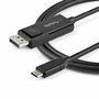 Adaptateur USB C vers DisplayPort Startech CDP2DP1MBD Noir 1 m