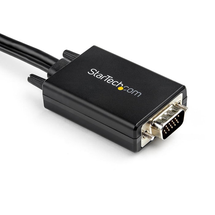 Startechcom Adaptateur VGA vers HDMI 2 m avec Audio USB VGA2HDMM2M