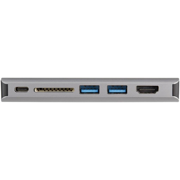 StarTech.com Adaptateur Multiports USB-C vers HDMI/VGA avec Power Delivery 100W, Ethernet RJ-45, Lecteur SD, Compatible USB-C
