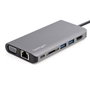 StarTech.com Adaptateur Multiports USB-C vers HDMI/VGA avec Power Delivery 100W, Ethernet RJ-45, Lecteur SD, Compatible USB-C