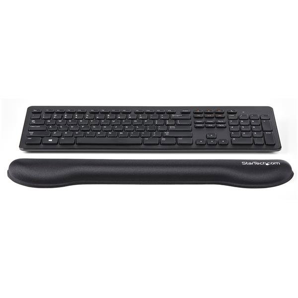 StarTech.com Repose-poignets Ergonomic Gel pour Clavier Standard, Noir - Wrstrst StarTech.com Repose-poignets Ergonomic Gel pour Clavier Standard, Noir - Wrstrst