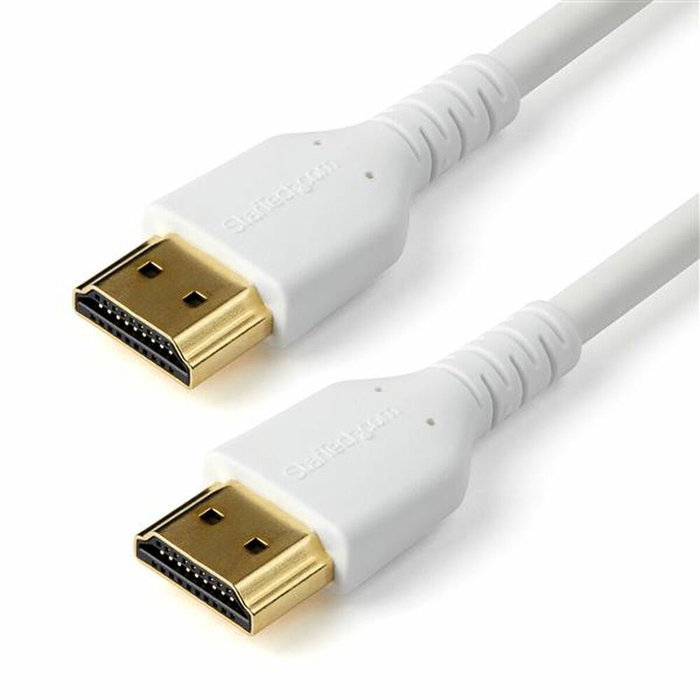 Câble HDMI Startech RHDMM1MPW 4K Ultra HD 1 m Blanc