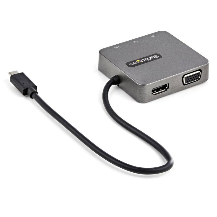 Startechcom Docking Station USB-C 5 en 1 HDMI VGA Ethernet USB 3.0 RJ45