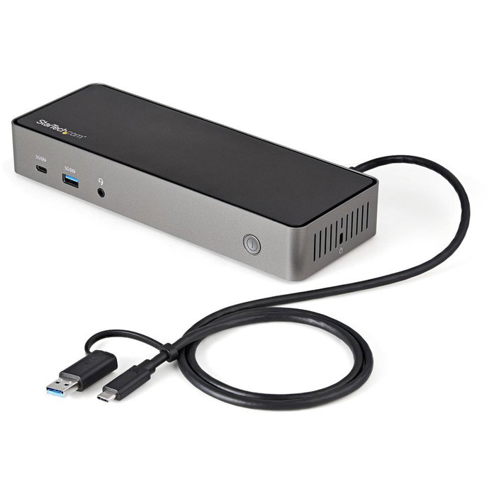 Startech Station d'accueil 15-en-1 USB-C HDMI DisplayPort Ethernet 4K 85W Gris