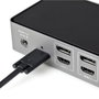 Startech Station d'accueil 15-en-1 USB-C HDMI DisplayPort Ethernet 4K 85W Gris
