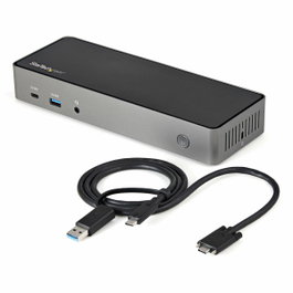 Startech DK31C3HDPDUE Station d'accueil 15 en 1 avec support triple écran 4K et 85W PD