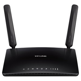 TP-LINK Routeur 4G/3G sans fil TL-MR6400 portable, jusqu'à 300 Mbps, carte SIM intégrée, couleur noire
