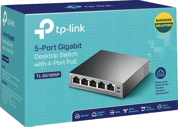 TP-Link TL-SG1005P Switch noir TP-Link TL-SG1005P Switch noir