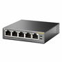 TP-LINK Switch Gigabit 5 Ports PoE, TL-SG1005P, Noir, Écologique, Mise en Réseau Domestique ou Bureau