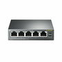 TP-LINK Switch Gigabit 5 Ports PoE, TL-SG1005P, Noir, Écologique, Mise en Réseau Domestique ou Bureau