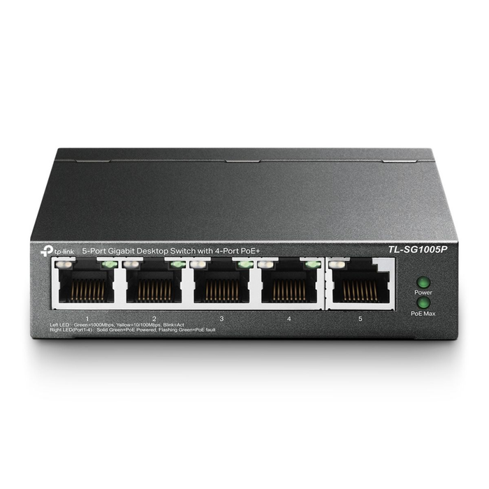 TP-Link TL-SG1005P Switch Gigabit 5 ports avec 4 ports PoE