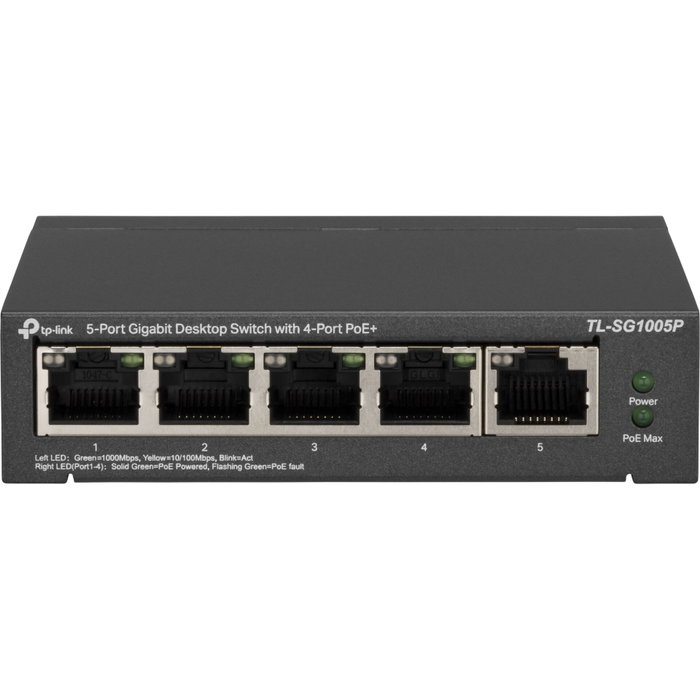 TP-Link TL-SG1005P Switch Gigabit 5 ports avec 4 ports PoE