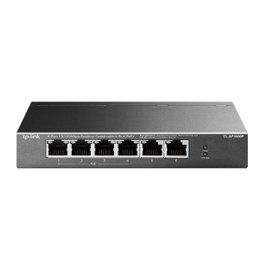 TP-Link Switch 6 Ports 10/100 Mbps TL-SF1006P avec 4 Ports PoE+