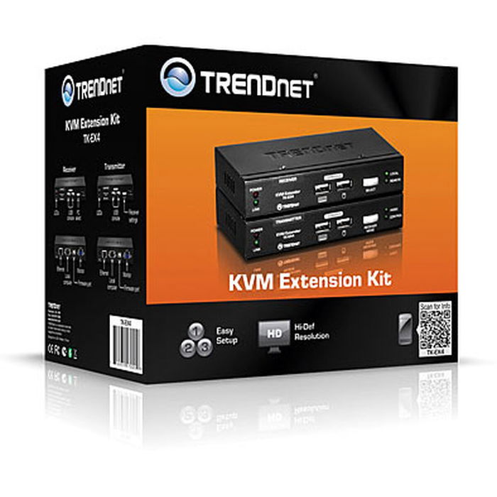 Switch KVM Trendnet TK-EX4 Switch KVM Trendnet TK-EX4