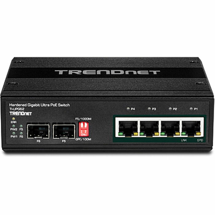 Switch Trendnet TI-UPG62 RJ-45 SFP Noir Switch Trendnet TI-UPG62 RJ-45 SFP Noir