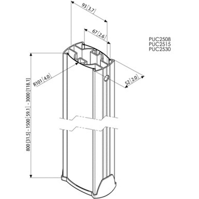 Accessoire Vogel's PUC 2530 80 kg Accessoire Vogel's PUC 2530 80 kg
