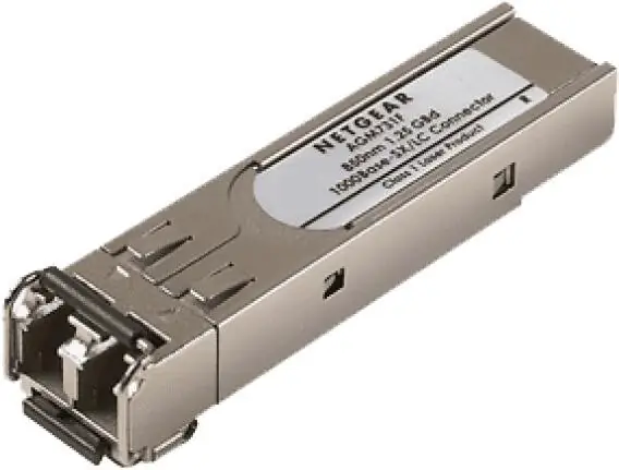 Module Optique SFP LC Netgear AGM731F 65 nm 1000BASE-SX Module Optique SFP LC Netgear AGM731F 65 nm 1000BASE-SX