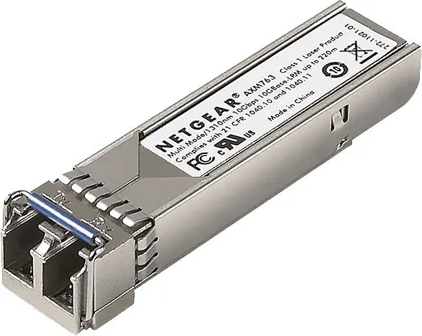 Module SFP+ à fibre optique multimode Netgear AXM763-10000S Module SFP+ à fibre optique multimode Netgear AXM763-10000S