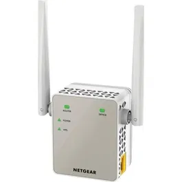 Netgear Répéteur WiFi AC1200 Double Bande EX6120-100FRS - 1200 Mbit/s, Amélioration de Signal, Installation Rapide, Bouton Point d'Accès