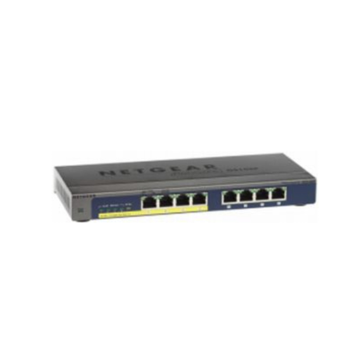 Netgear GS108PP-100EUS Switch Gigabit PoE+ géré 8 ports avec 153W, Noir Netgear GS108PP-100EUS Switch Gigabit PoE+ géré 8 ports avec 153W, Noir