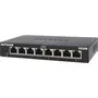 NETGEAR GS308-300PES Switch Ethernet Gigabit 8 Ports, métal, silencieux sans ventilateur, montage bureau/mur, Plug and Play