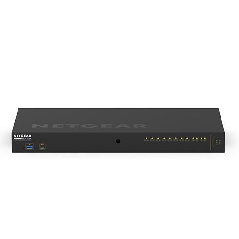 Netgear M4250 GSM4212UX - Switch Gigabit 8 ports PoE/PoE+/PoE++ (720W) pour Audio/Video over IP - Profils Dante, Q-SYS, NVX, NDI Netgear M4250 GSM4212UX - Switch Gigabit 8 ports PoE/PoE+/PoE++ (720W) pour Audio/Video over IP - Profils Dante, Q-SYS, NVX, NDI