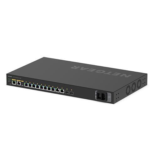 Netgear M4250 GSM4212UX - Switch Gigabit 8 ports PoE/PoE+/PoE++ (720W) pour Audio/Video over IP - Profils Dante, Q-SYS, NVX, NDI Netgear M4250 GSM4212UX - Switch Gigabit 8 ports PoE/PoE+/PoE++ (720W) pour Audio/Video over IP - Profils Dante, Q-SYS, NVX, NDI