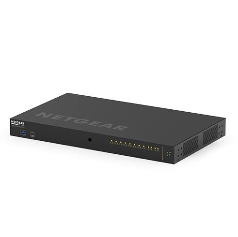 Netgear M4250 GSM4212UX - Switch Gigabit 8 ports PoE/PoE+/PoE++ (720W) pour Audio/Video over IP - Profils Dante, Q-SYS, NVX, NDI Netgear M4250 GSM4212UX - Switch Gigabit 8 ports PoE/PoE+/PoE++ (720W) pour Audio/Video over IP - Profils Dante, Q-SYS, NVX, NDI