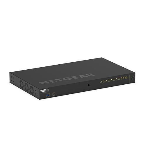Netgear M4250 GSM4212UX - Switch Gigabit 8 ports PoE/PoE+/PoE++ (720W) pour Audio/Video over IP - Profils Dante, Q-SYS, NVX, NDI Netgear M4250 GSM4212UX - Switch Gigabit 8 ports PoE/PoE+/PoE++ (720W) pour Audio/Video over IP - Profils Dante, Q-SYS, NVX, NDI