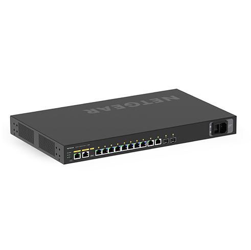 Netgear M4250 GSM4212UX - Switch Gigabit 8 ports PoE/PoE+/PoE++ (720W) pour Audio/Video over IP - Profils Dante, Q-SYS, NVX, NDI Netgear M4250 GSM4212UX - Switch Gigabit 8 ports PoE/PoE+/PoE++ (720W) pour Audio/Video over IP - Profils Dante, Q-SYS, NVX, NDI