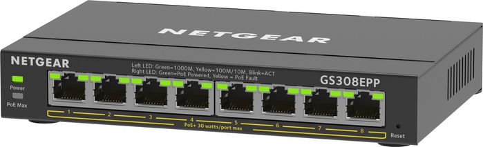 Netgear GS308EPP Switch Gigabit 8 Ports avec PoE+