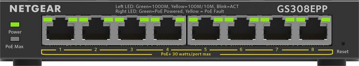 Netgear GS308EPP Switch Gigabit 8 Ports avec PoE+