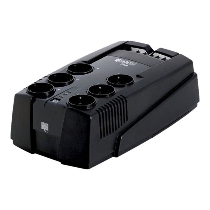 Riello UPS iPlug 600 USB – Onduleur 600 VA 360 W, 8 prises, Protection contre surtensions, USB Riello UPS iPlug 600 USB – Onduleur 600 VA 360 W, 8 prises, Protection contre surtensions, USB