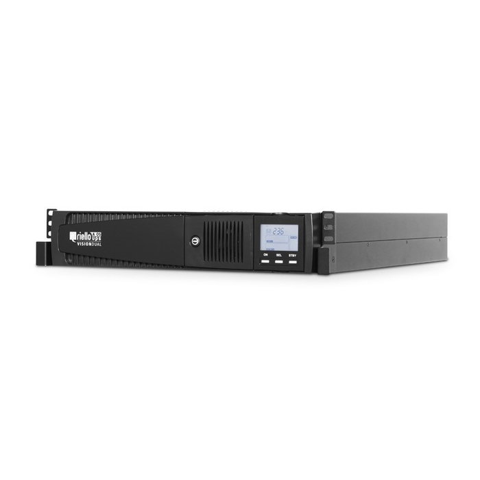 Riello Vision Dual 1100 SAI 1100 VA / 990 W Line-Interactive 2U Rack/Torre USB RS-232