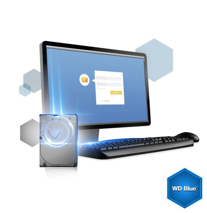 Western Digital WD Blue Disque Dur Interne 3.5" 500 Go - SATA 6Gb/s - 7200 RPM - 32 Mo Cache Western Digital WD Blue Disque Dur Interne 3.5" 500 Go - SATA 6Gb/s - 7200 RPM - 32 Mo Cache