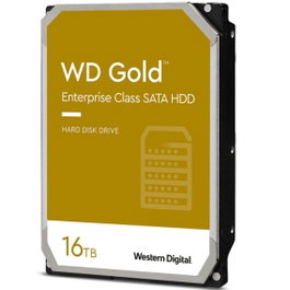 Western Digital WD Gold 16 To Disque Dur Interne 3.5" SATA 3 7200 RPM 512 Mo Cache