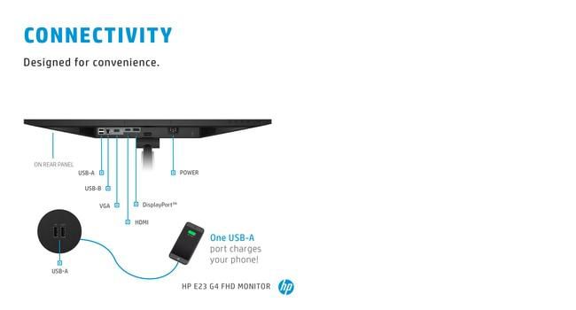 HP E23 G4 23 pouces FHD