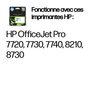 HP Cartouche d'encre Cyan Grande Capacité 953XL Authentique pour OfficeJet Pro 7720, 7730, 7740, 8210, 8730 - Environ 1450 pages