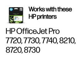 HP 953XL Cartouche d'encre Cyan grande capacité authentique