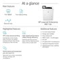 HP LaserJet Enterprise M611dn - Imprimante Laser Noire Réseau, 65 ppm, A4, 1200 x 1200 dpi, 512 Mo, JetIntelligence