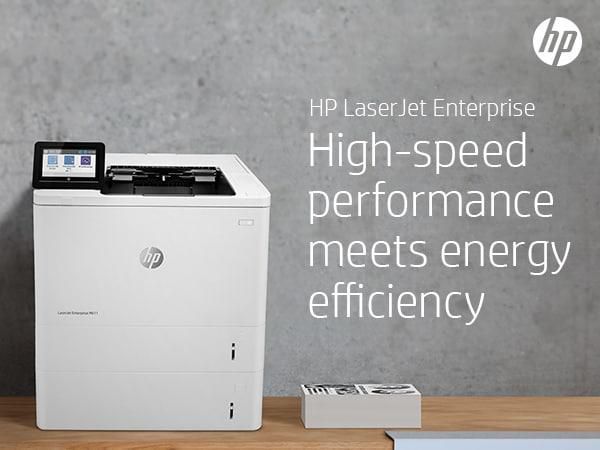 HP LaserJet Enterprise M611dn - Imprimante Laser Noire Réseau, 65 ppm, A4, 1200 x 1200 dpi, 512 Mo, JetIntelligence HP LaserJet Enterprise M611dn - Imprimante Laser Noire Réseau, 65 ppm, A4, 1200 x 1200 dpi, 512 Mo, JetIntelligence