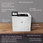 HP LaserJet Enterprise M611dn - Imprimante Laser Noire Réseau, 65 ppm, A4, 1200 x 1200 dpi, 512 Mo, JetIntelligence